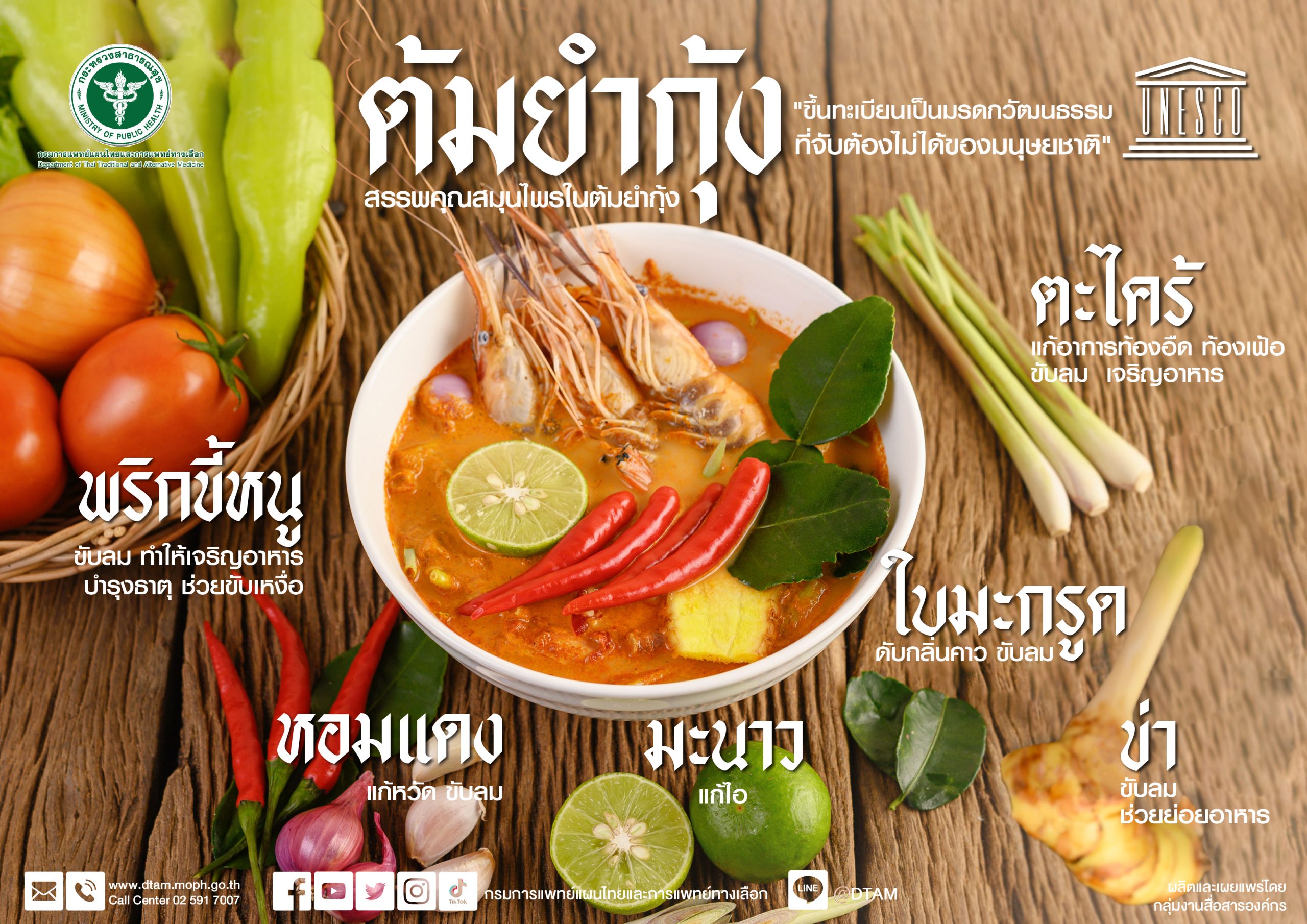 “ต้มยำกุ้ง” มรดกวัฒนธรรมที่จับต้องไม่ได้ของมนุษยชาติ