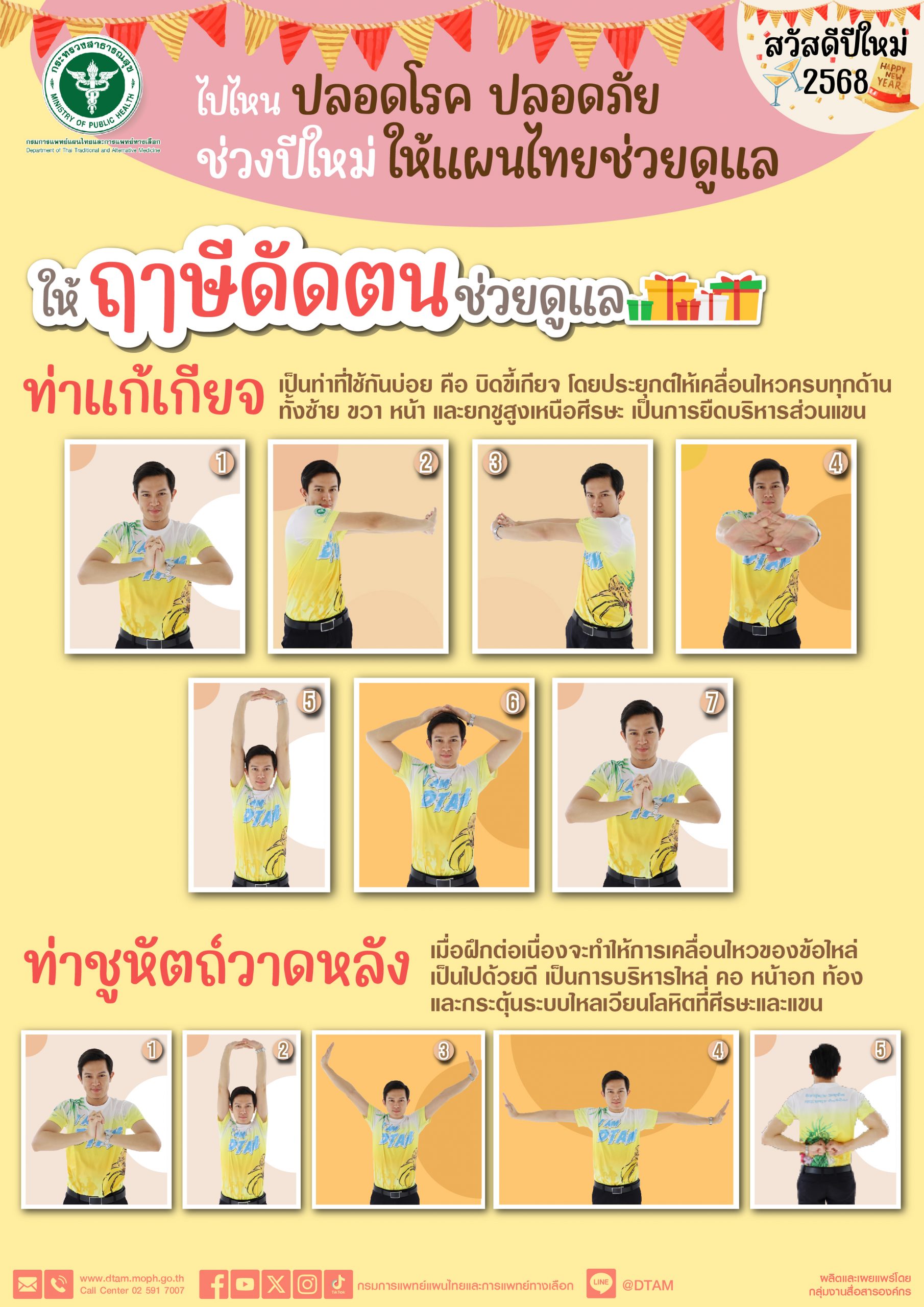 ไปไหนปลอดโรค ปลอดภัย ช่วงปีใหม่ให้แผนไทยช่วยดูแล