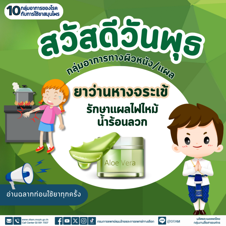 เริ่มสัปดาห์ที่สองของเดือนกุมภาพันธ์ ด้วยการใช้ยาสมุนไพรกับ 10 กลุ่มอาการของโรค