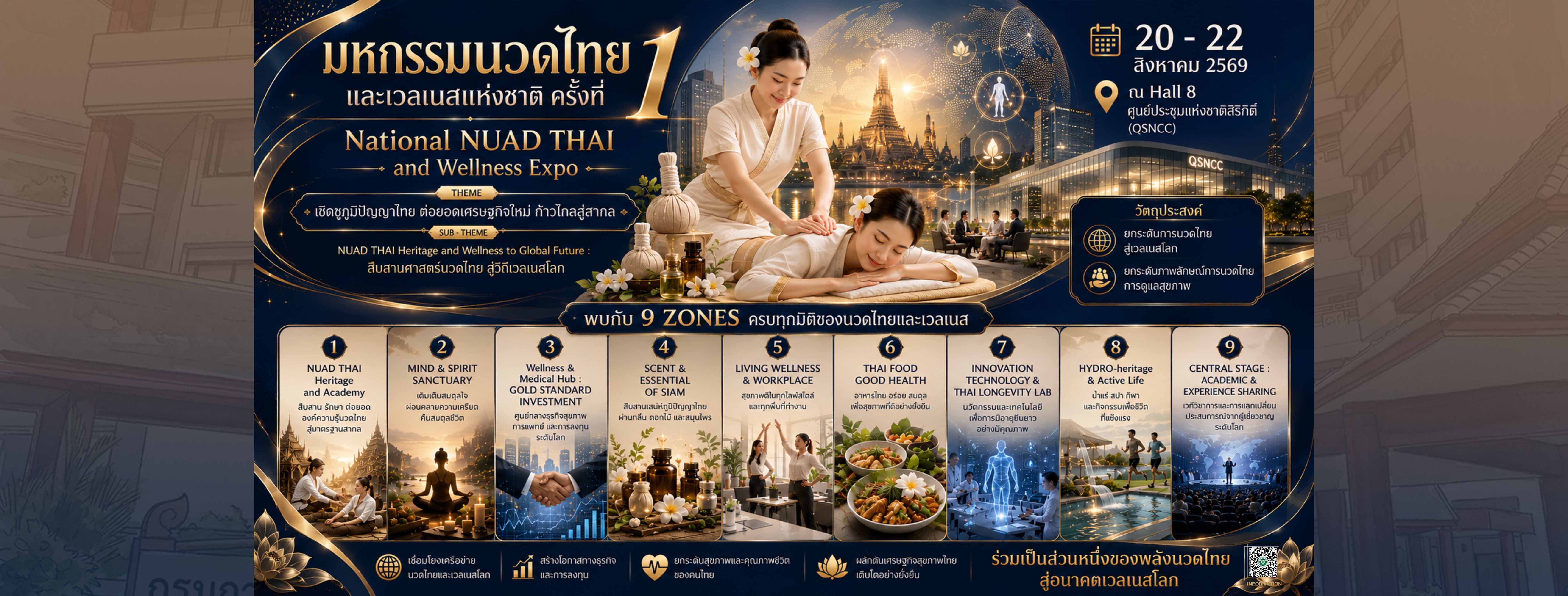 นวดไทยและเวลเนสแห่งชาติ ครั้งที่ 1