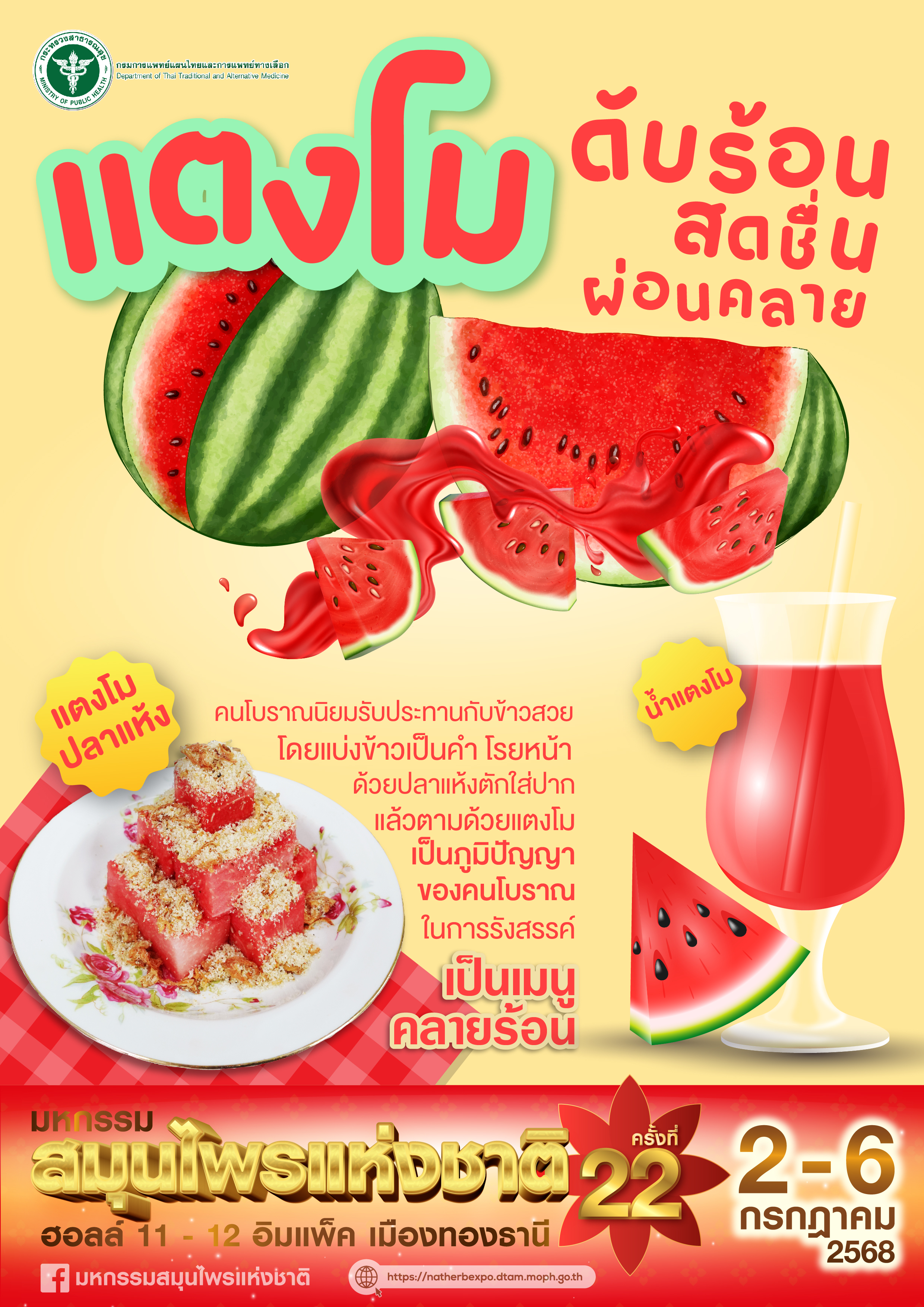 คุณประโยชน์ของ ” แตงโม “